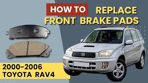 How to replace front brake pads | Toyota RAV4 2000-2006 | DIY guide 