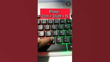 Shortcut Key to create new folder. | #shorts #shortvideo #shortsfeed #viralvideo