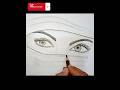 sketch of eyes👀|| sketch in easy method #drawing #creativeclayideas #art #ceramicart #howtodraw