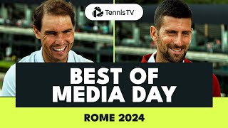 Nadal Djokovic On Return To Rome Rublev On Madrid Triumph Best Of Rome 2024 Media Day