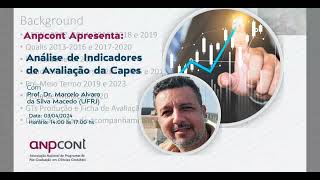 Análise de Indicadores de Avaliação da CAPES - Prof. Dr. Marcelo Álvaro da Silva Macedo (UFRJ)