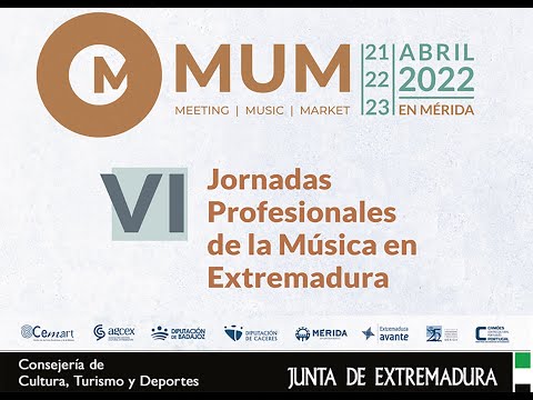MUM22- Jornadas Profesionales de la Música en Extremadura