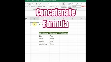 Concatenate - Concatenate Formula in Excel