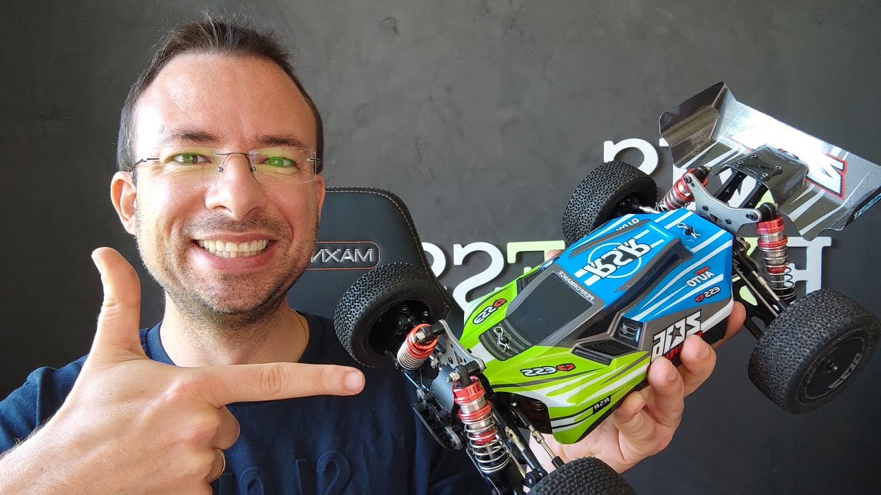 Rhybor Voiture Telecommandé RC Drift 1:14 25 Km/h 4WD RC Monster Truck 2.4  GHz Voiture Radiocommandée Tout Terrain RC Car 50 Minutes de Jeu Cadeau