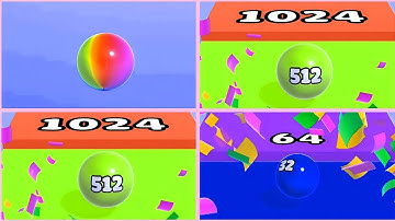 Ball Merge 2048 New Update Gameplay Level 77