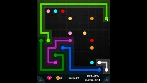 flow game facebook - 10 x 10 mania level 47 Connect the dots
