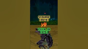 Zilla Jr (GTS) vs Scourge (ROTB) #godzillatheseries #zilla #scourge #riseofthebeasts