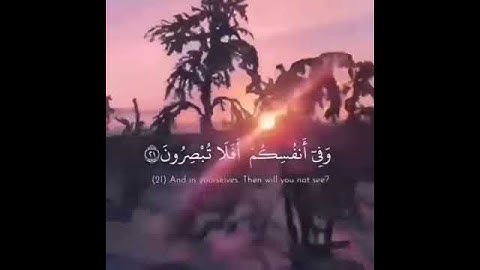 سورة الذاريات آيه٢١-٢٣{وَفِى أنفسكم أفلا تبصرون وَفِي السماء رِزْقُكُمْ وَمَا تُوعَدُونَ}