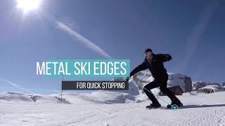 Snowfeet The Next Big Winter Sport Mini Skis Review Snowskates