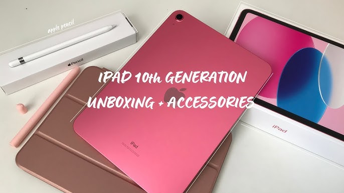 Unboxing iPad Mini Pink + Apple Pencil 2 *cute accessories* 