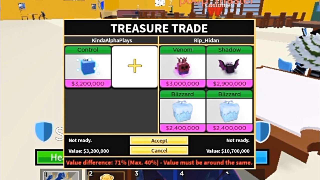 Trading my control fruit for upgrade or just any better fruits than this :  r/bloxfruits