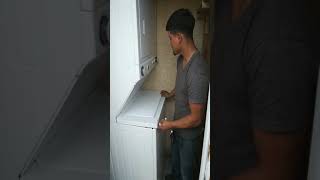How to replace the lid swtich on a Frigidaire. Stackable washer n dryer combo.  P.N#   137353302
