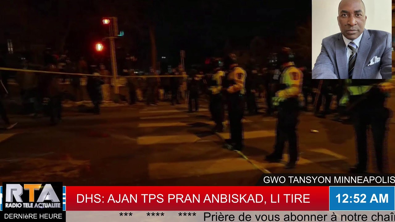 Gwo Tansyon aswè a nan Minnesota apre ajan ICE tire yon lot moun, Dosye TPS - 14 Janvier 2026