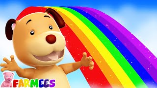 rainbow colors song more learning videos preschool rhymes by farmees