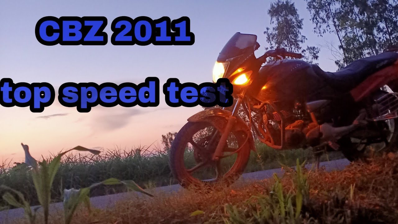 Hero honda CBZ 2011 MODEL TOP SPEED test,,, uttrakhandi ...
