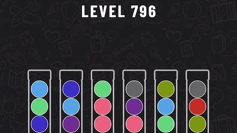 Ball Sort Puzzle Level 796 #ballsortpuzzle #ballsortpuzzlegameplay #puzzlegame #mobilegames