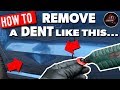 How to remove a dent like this  vw polo