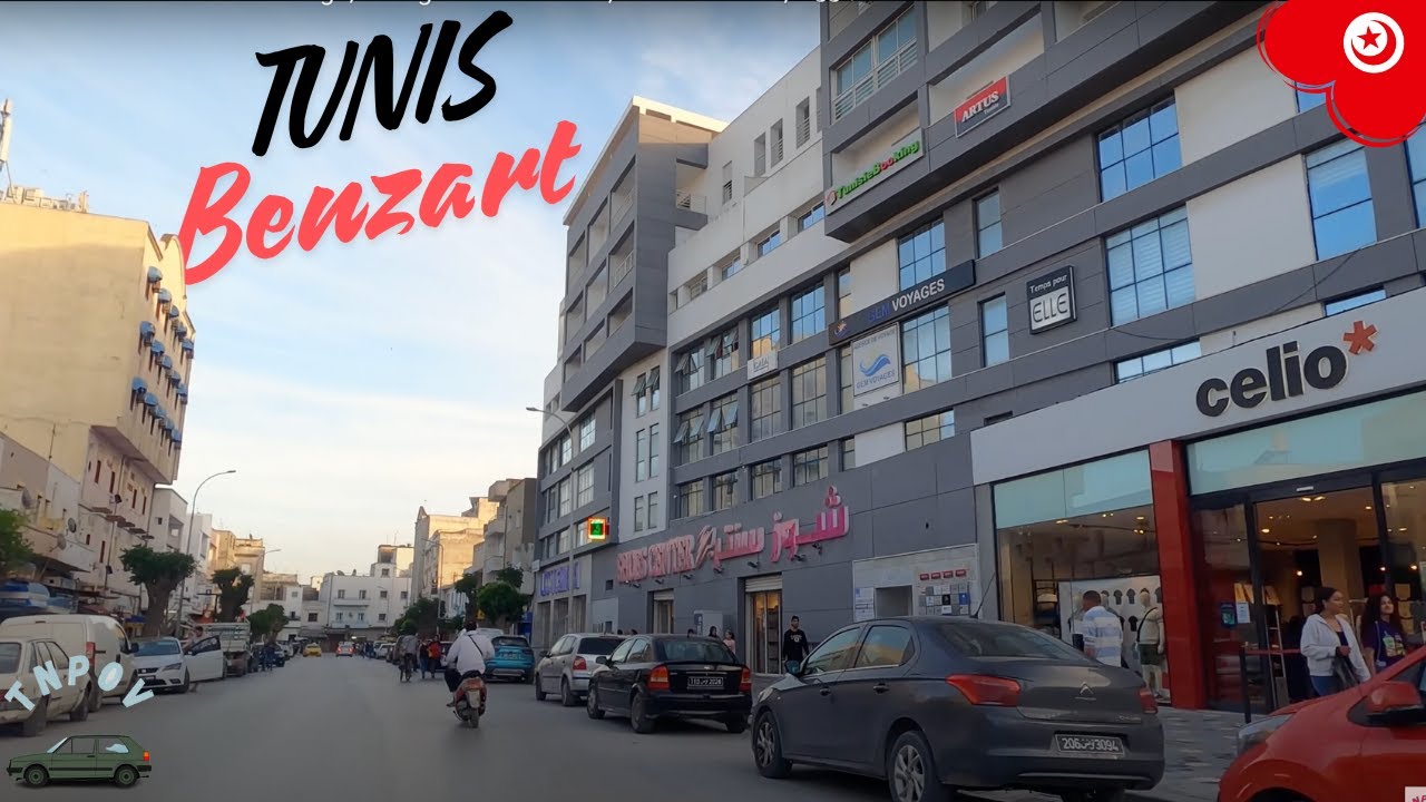 Binzart Corniche To The Bridge, Going Back To Tunis, Tunisia 🇹🇳 4k , بنزرت