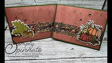 Amber Autumn with Words for the Season- Stampin Up