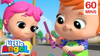 Little Angel - Car Wash Song | Learning Videos For Kids | Education Show For Toddlers