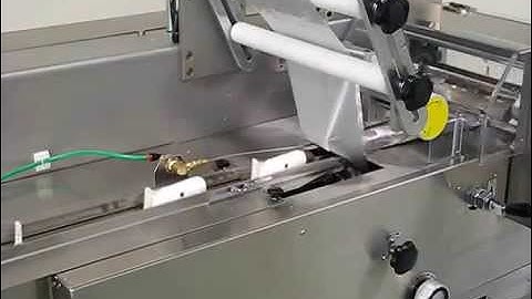 FW 350T Flow Wrapper Video with Gas Flush