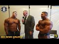 2024 ifbb pittsburgh pro backstage interview with nick walker  derek lunsford