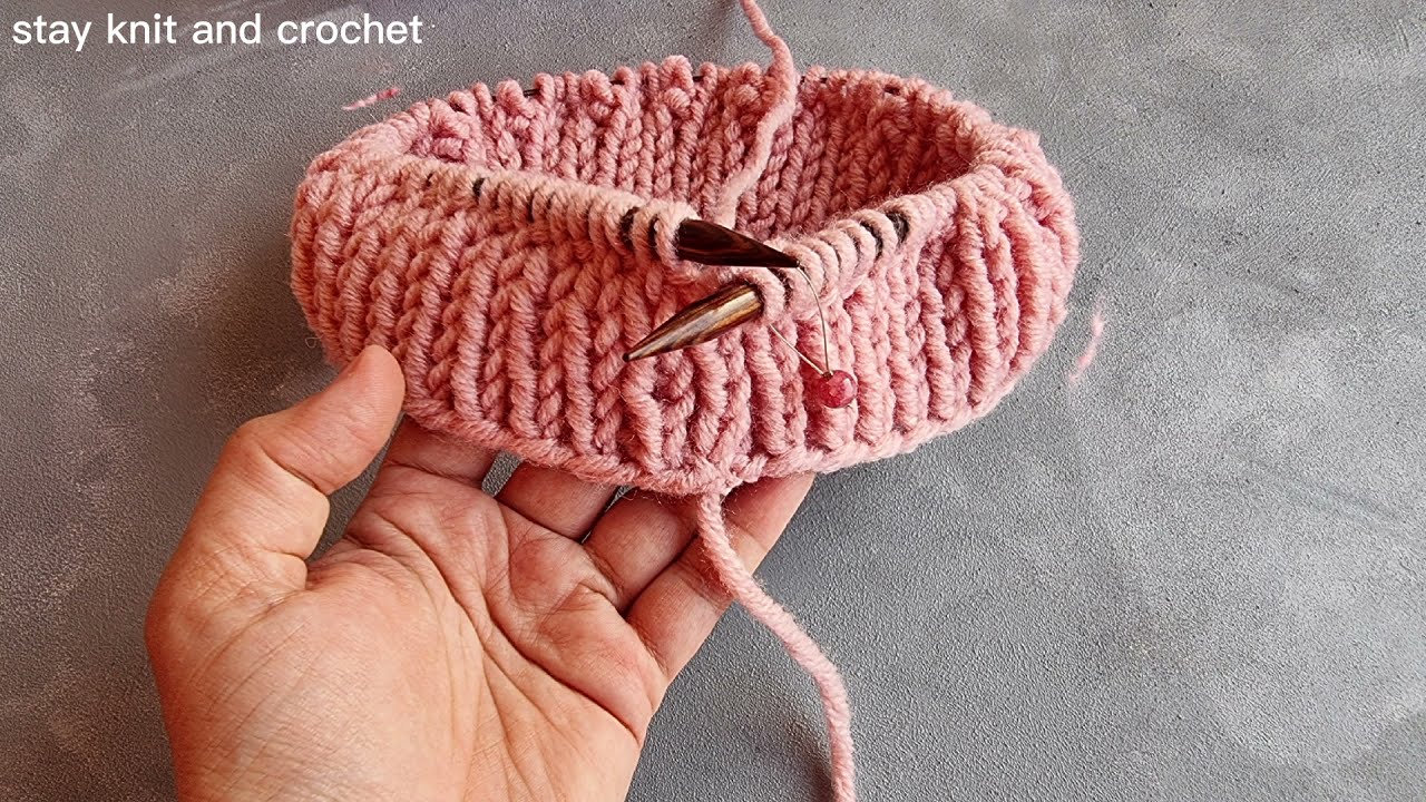 طريقه الشغل الدائري فالتريكو