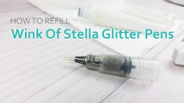 CRAFT HACKS: How To Refill Wink Of Stella Glitter Brush Pens ✅💥