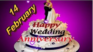 14 February Happy Anniversary Status Video, Wedding anniversary wishes video