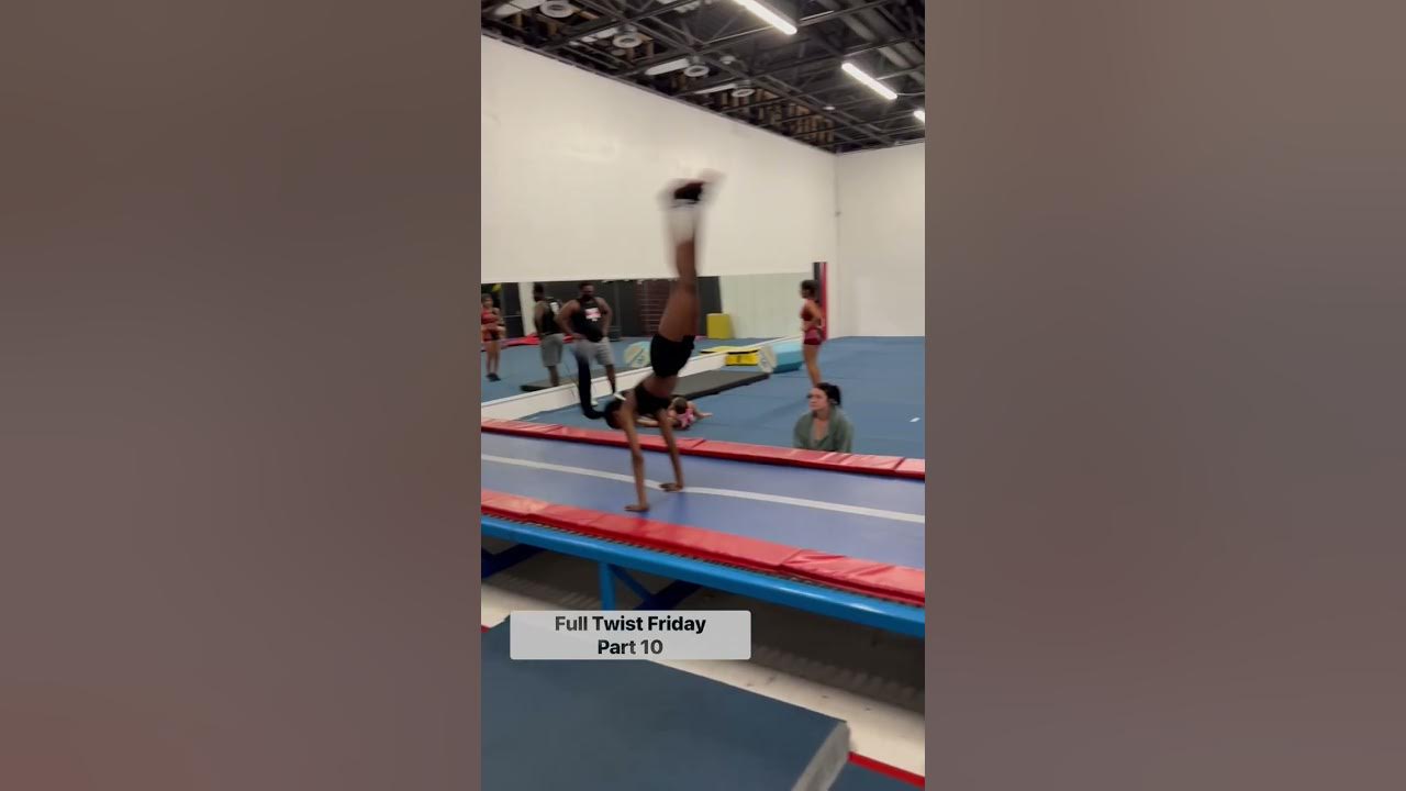 Full Twist Friday… Part 10 #cheer #tumbling #tumblechef #Shorts - YouTube