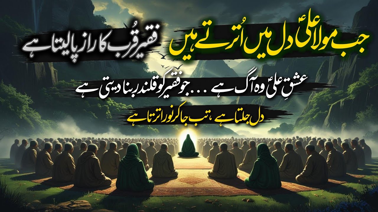 Jab Wilayat e Ali (AS) Dil Mein Utarti Hai | Faqeeri Raaz | DASTAN URDU