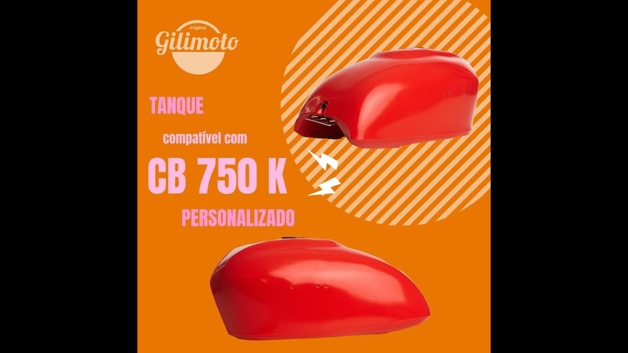 Tanque Plástico Modelo CB750K - Café Racer – Gilimoto