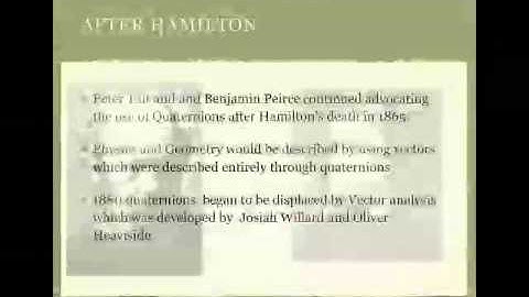 Quaternion Presentation