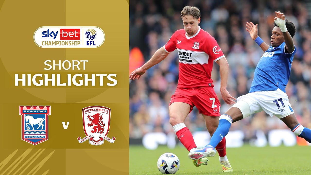 [Highlight] EFL Championship : Ipswich Town vs Middlesbrough (19-04-69)