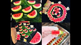 بسكوت البطيخ (كوكيزالزبدة والنشا)شكل جديد ومبتكر مناسب للعيد مميز وفائق الهشاشة بطريقة تحضير بسيطة