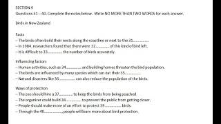 Ielts Listening Section or Part 4 | Practice 5 - Real Ielts Listening Section or Part four
