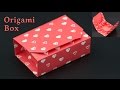 Geschenkbox basteln / Origami Box falten - DIY