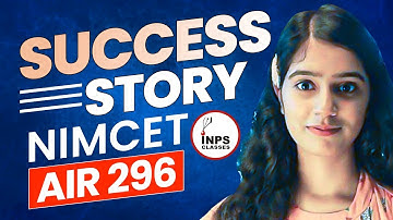 NIMCET 2023 Topper Sanskriti Mishra AIR 296 & CUET Score 264  Interview | INPS Classes |