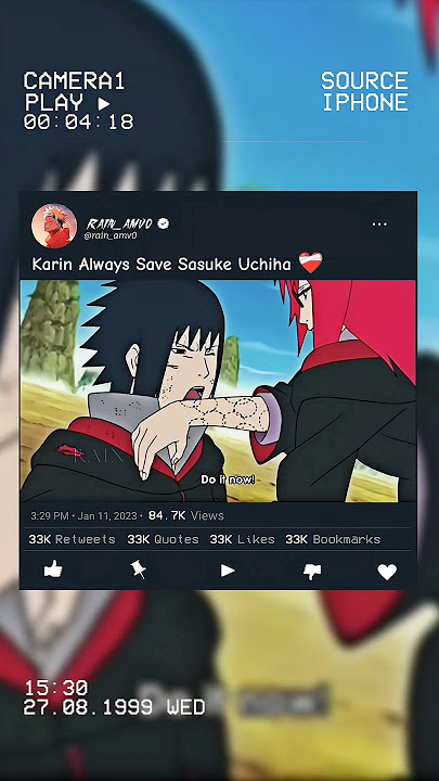 One Side Love 🥺❤‍🩹 #sasuke #karin #anime #shorts #foryou