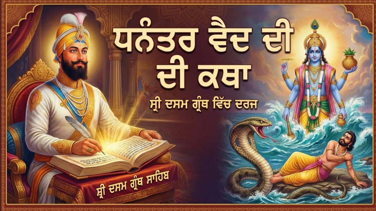 ਧਨੰਤਰ ਵੈਦ ਦੀ ਮੌਤ ਕਿਵੇਂ ਹੋਈ || Dhanvantari Ved || Sri Dasam Granth Guru Gobind Singh Ji || Katha