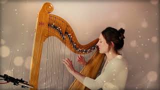 Suo Gân - beautiful Welsh lullaby on lever harp (sheet music available!)