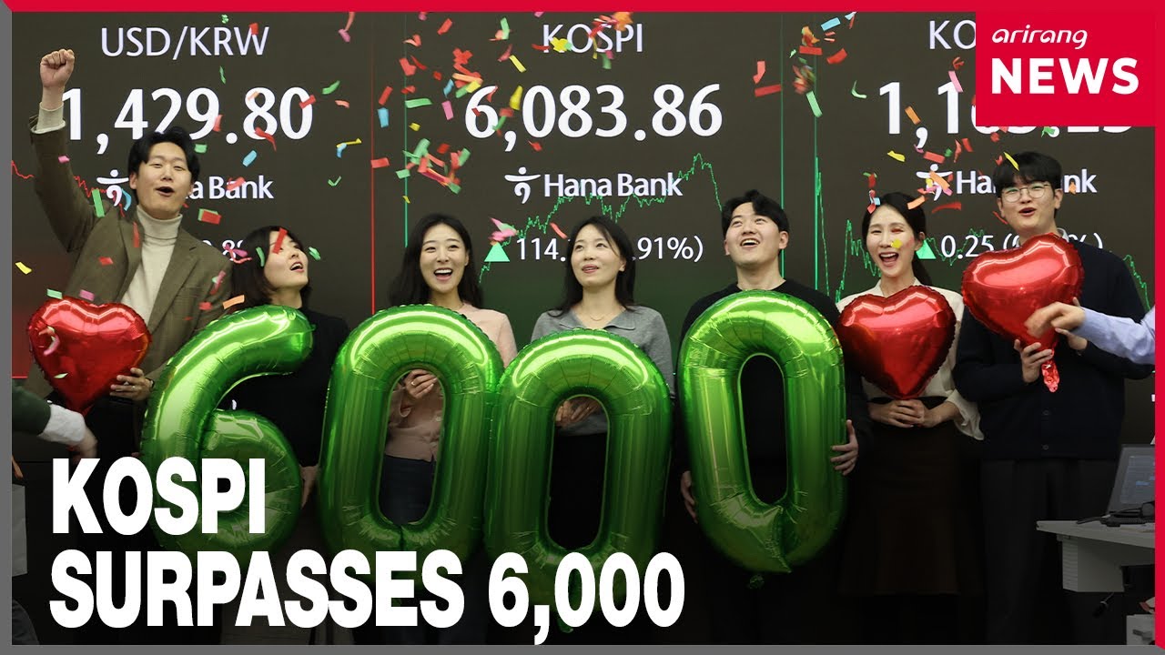 KOSPI hits 6,000 as world’s best-performing index