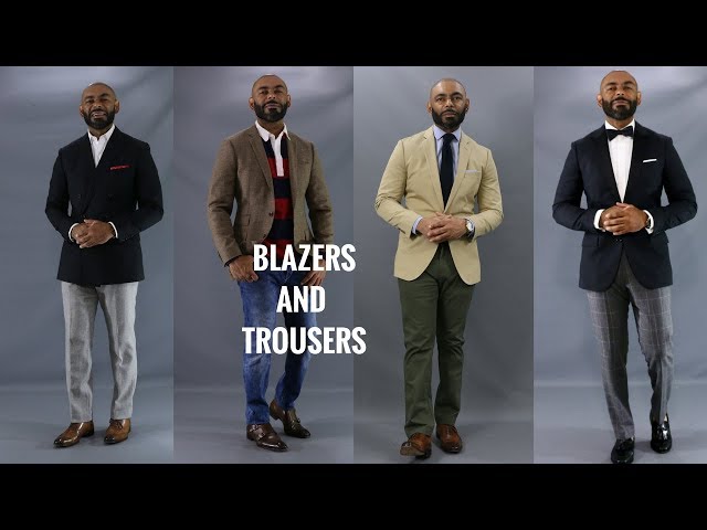 The Best Blazer and Pants Color Combinations  Black Lapel