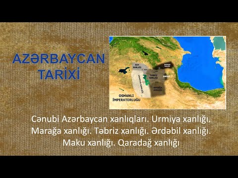 Cənubi Azərbaycan xanlıqları. Urmiya xanlığı. Marağa xanlığı. Təbriz xanlığı. Ərdəbil xanlığı