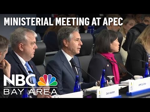 Blinken, other foreign ministers gather at APEC summit