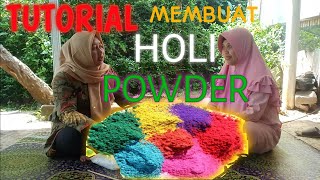 tutorial membuat powder holi