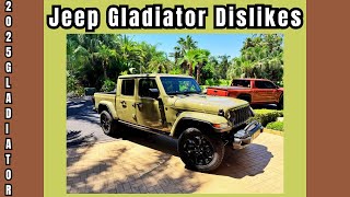 2025 Jeep Gladiator Dislikes