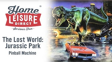 The Lost World: Jurassic Park Pinball Machine (SEGA 1997) (sold)