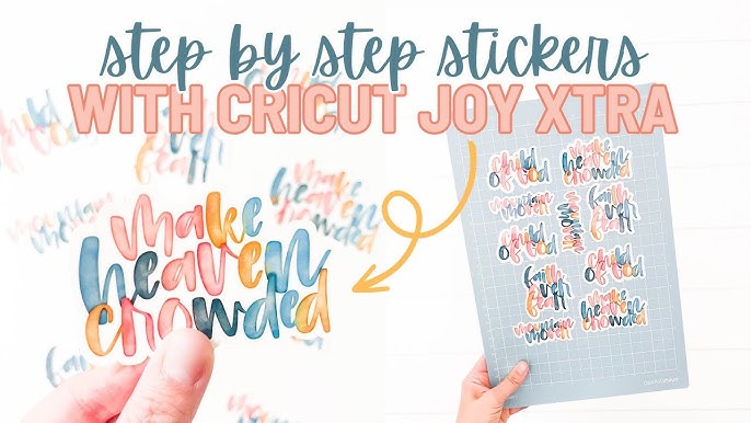 Get crafty with the all-new Cricut Joy Xtra - the Joy's big brother for  your print and cut sticker and iron-on needs