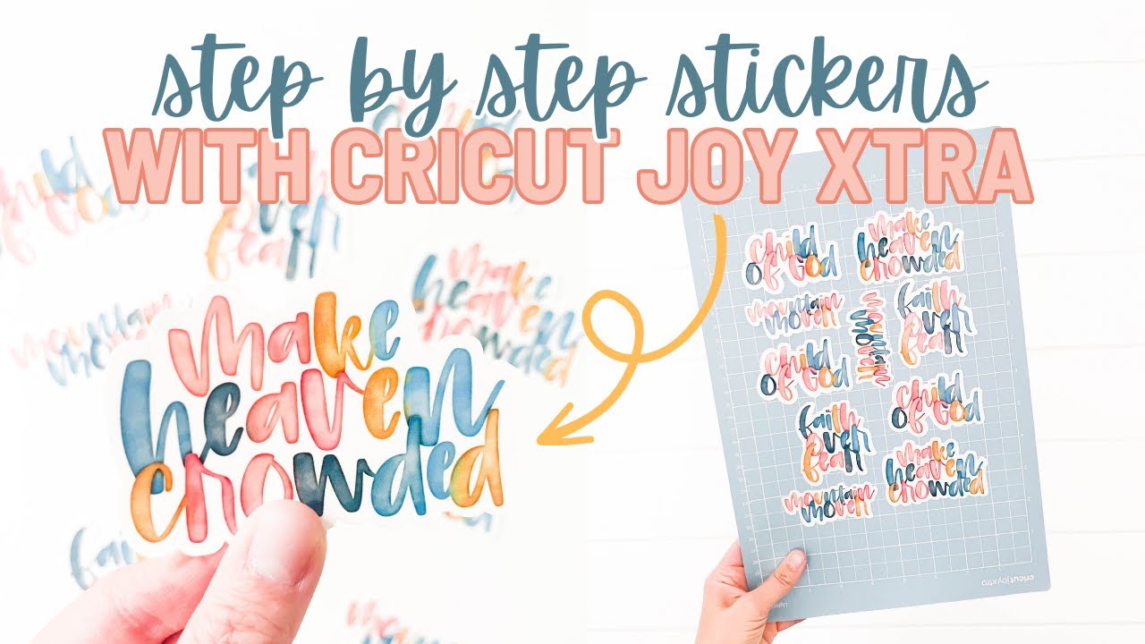 Cricut Joy Stickers! A Step-By-Step Guide To Stickers on Cricut Joy! 